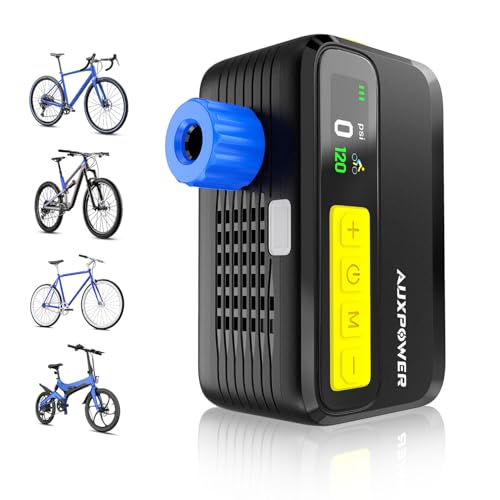 Mini Electric Bike Pump – 120 PSI Portable Tire Inflator