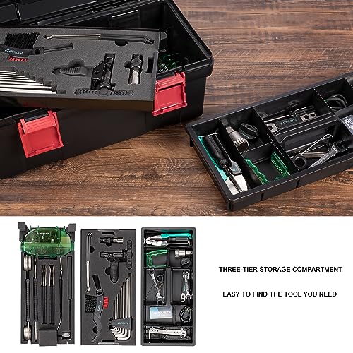 35-Piece Bike Tool Kit – Portable Bicycle Repair Set