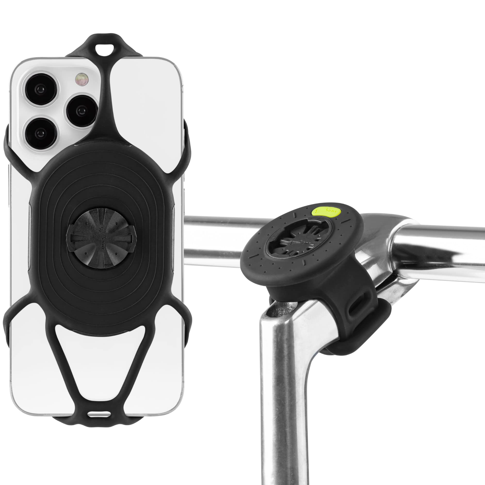 Bike Phone Mount – Detachable 360° Silicone Holder