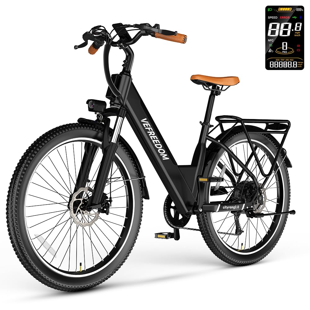 Electric Mountain Bike – 1000W/1500W, 80-Mile Range, Removable Battery