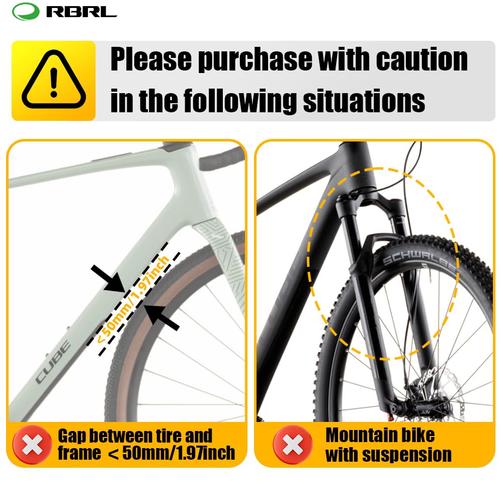 Bike Fender Set – Quick Release Mud Guards for Road & Gravel Bikes
