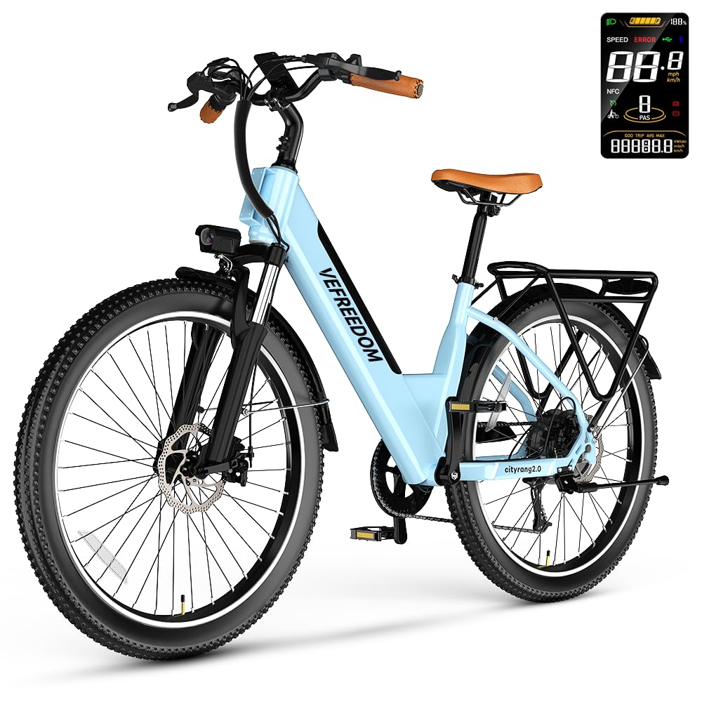 Electric Mountain Bike – 1000W/1500W, 80-Mile Range, Removable Battery