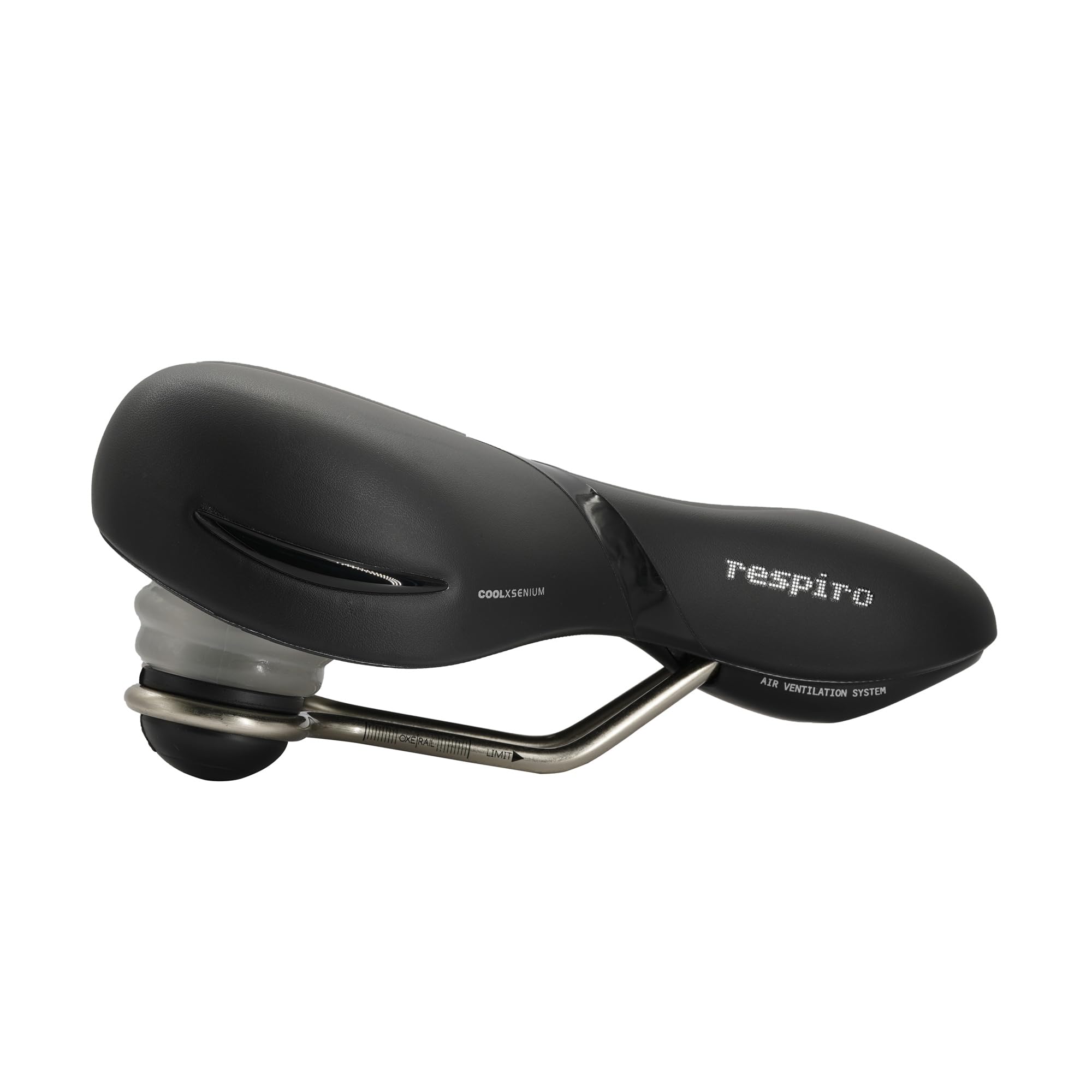 Respiro Relaxed, Unisex Bike Seat with Ventilation Channel for Extra Comfort