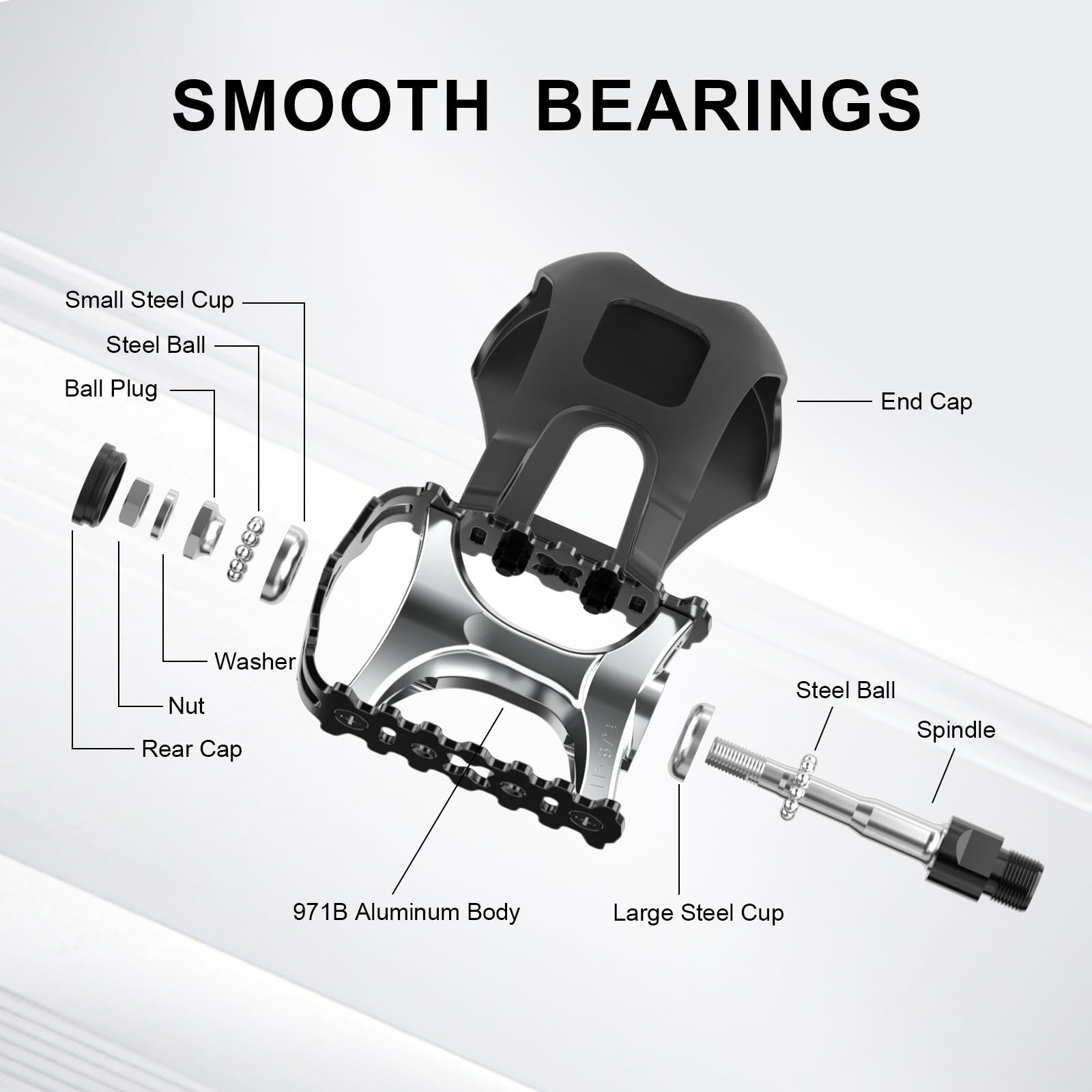 Bike Pedals – Toe Cages & Straps for Road & MTB