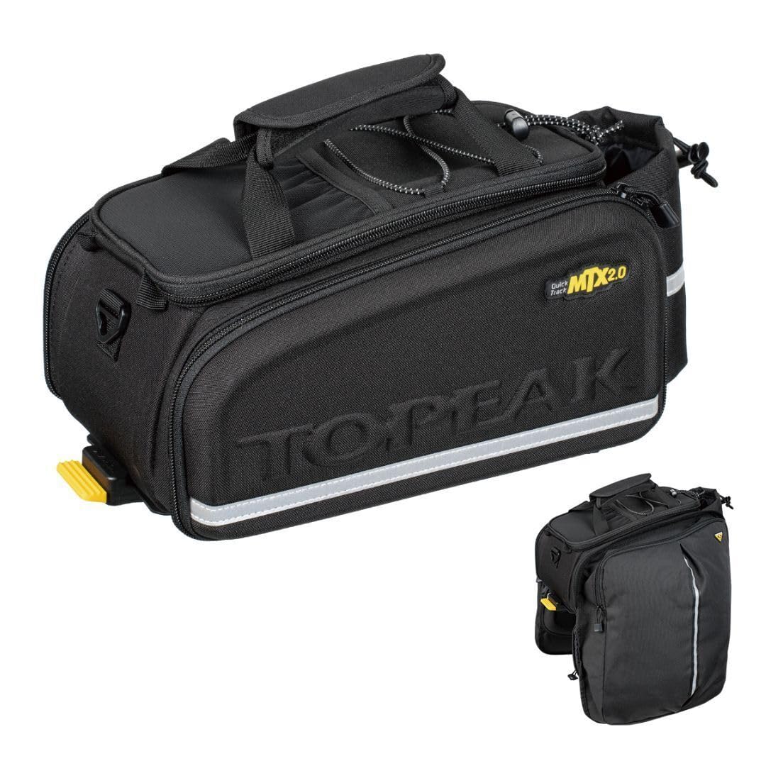 Topeak MTX TrunkBag - Rear Bicycle Bag - Spacious Storage and Easy Mounting