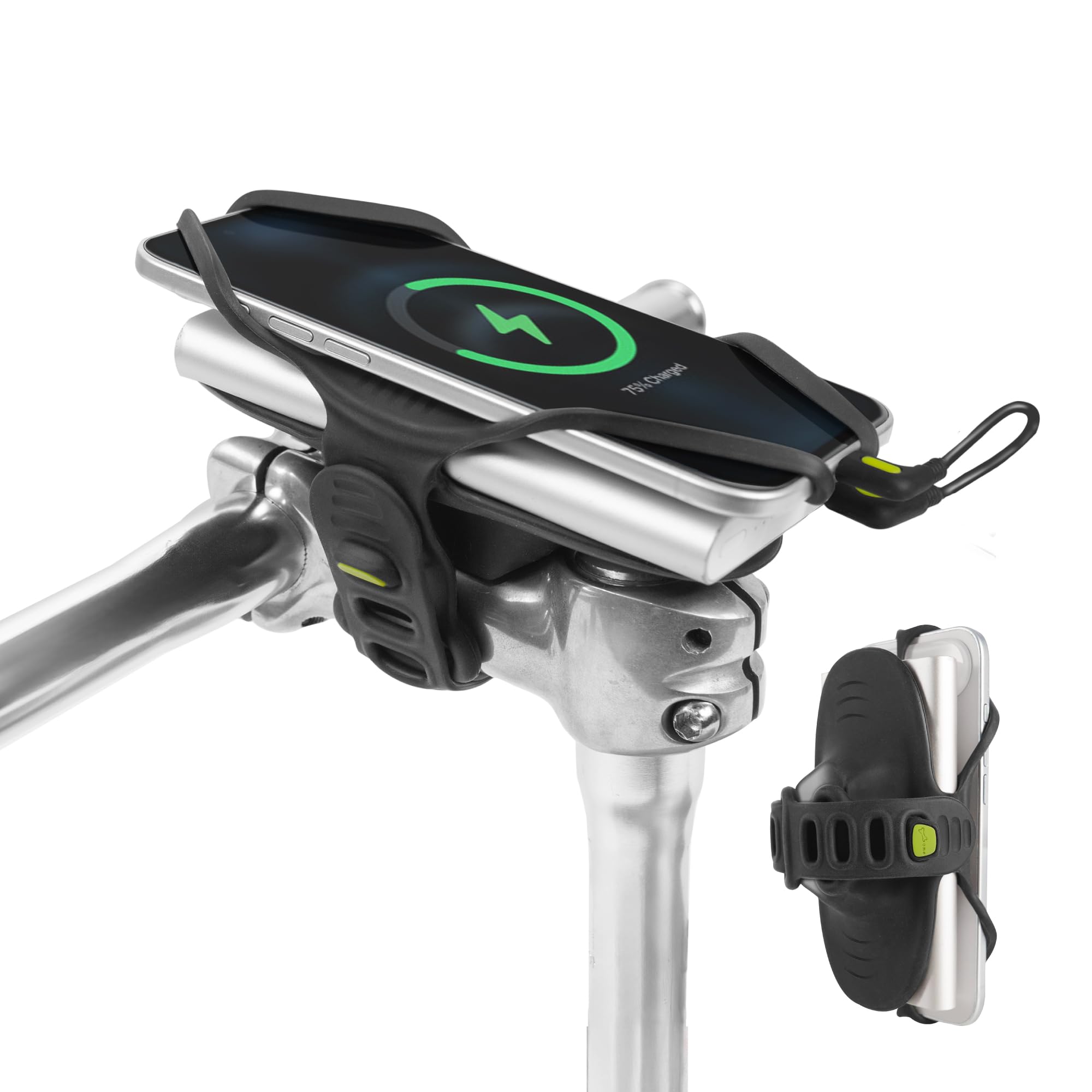 Bike Phone Mount – Shock-Absorbing Silicone Holder