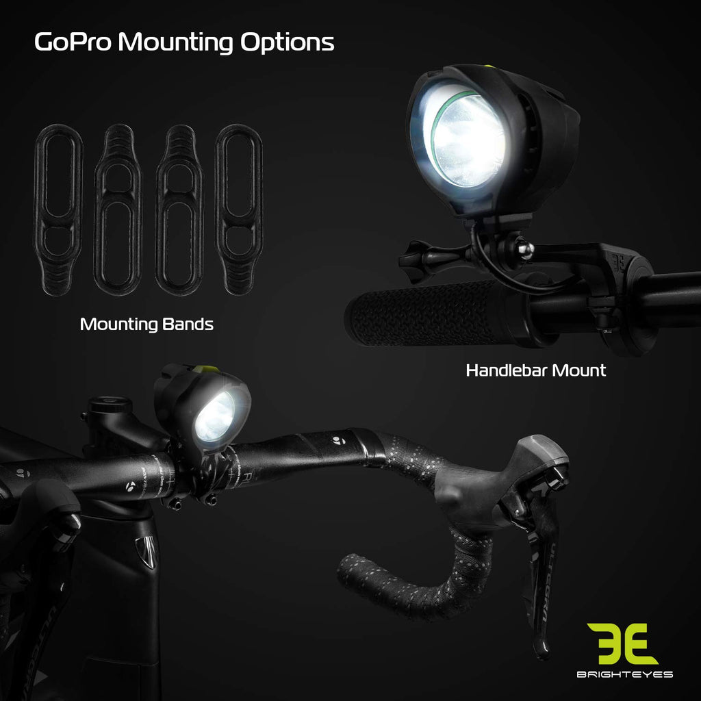 1800 Lumen Bike Light Set – USB Rechargeable