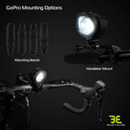 1800 Lumen Bike Light Set – USB Rechargeable