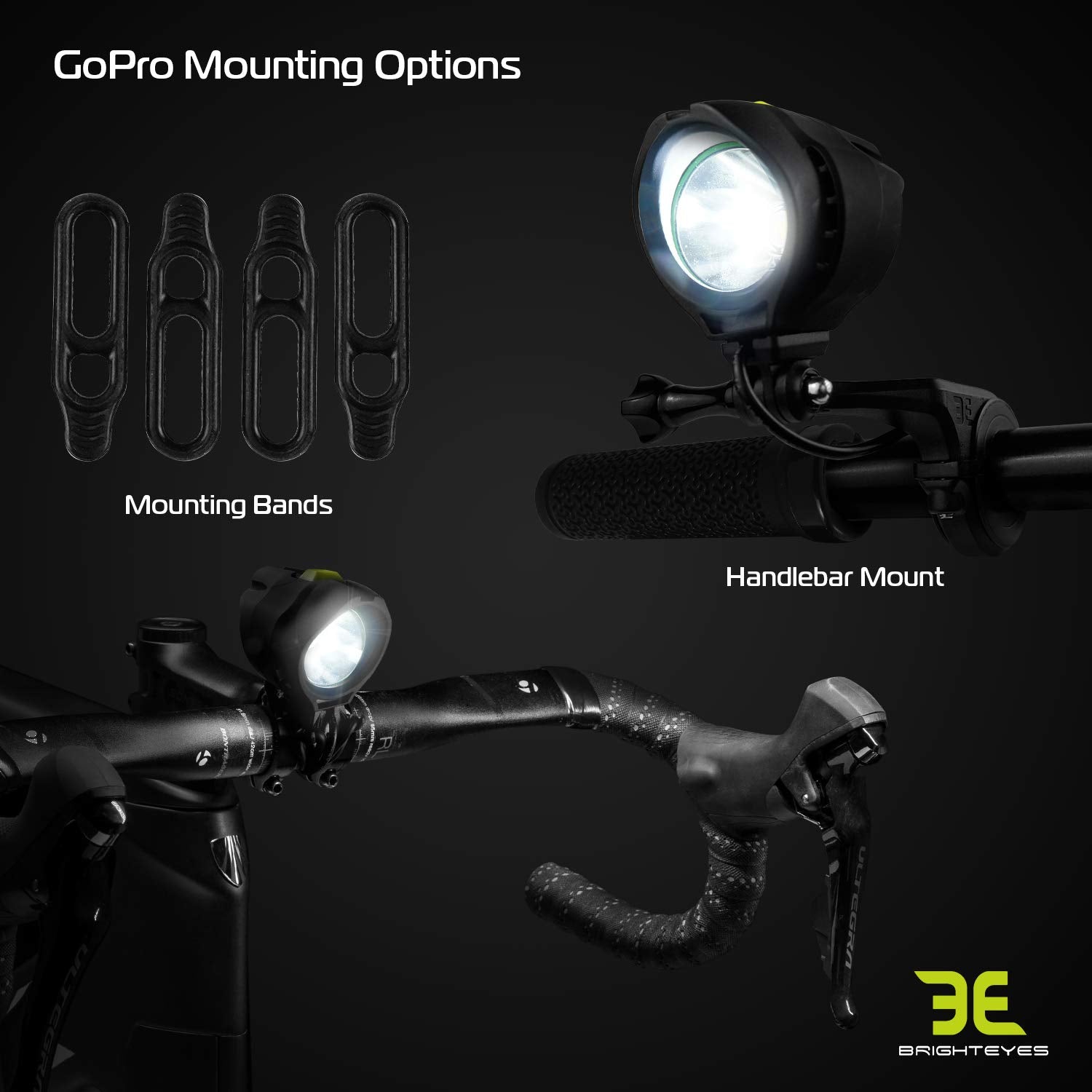1800 Lumen Bike Light Set – USB Rechargeable