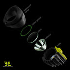 1800 Lumen Bike Light Set – USB Rechargeable