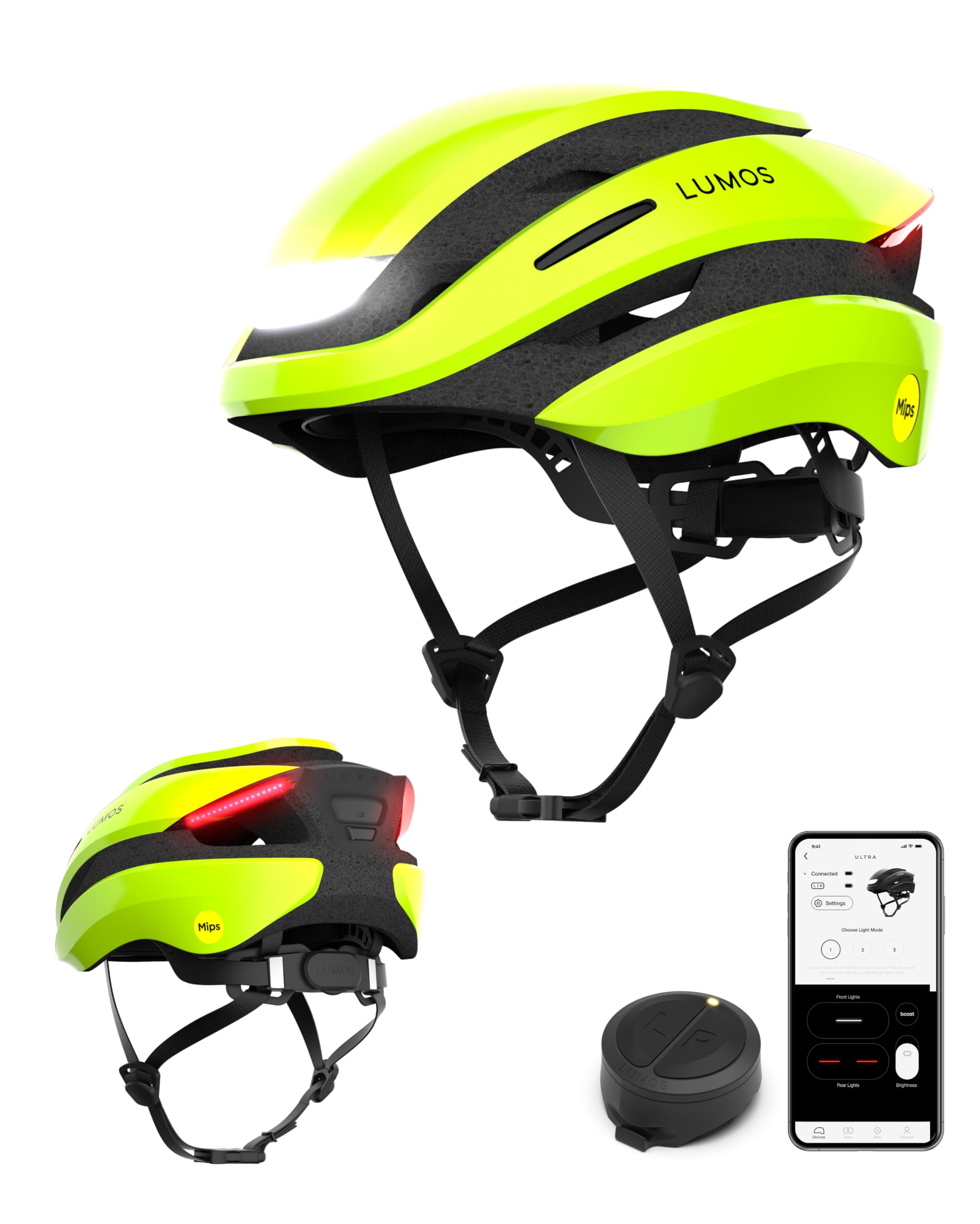 Smart Bike Helmet – LED Lights, Turn Signals