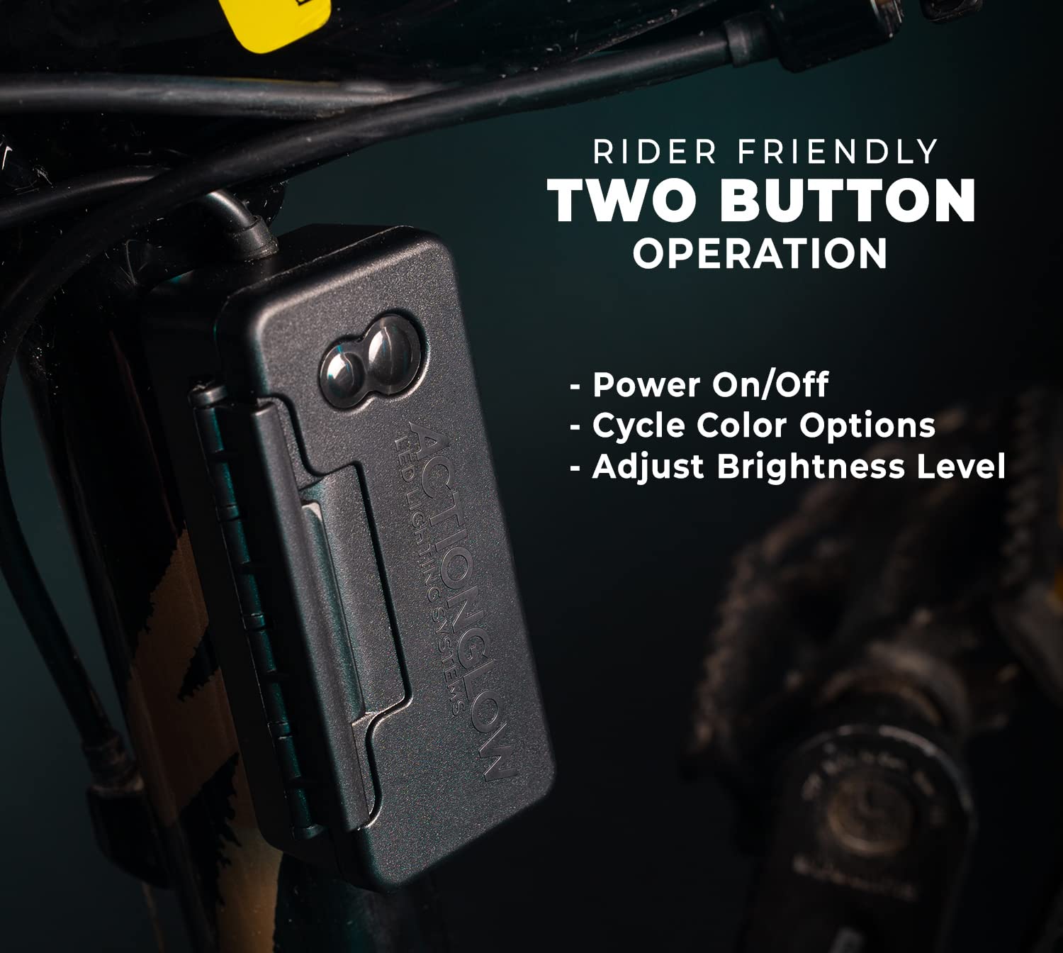 LED Bike Frame Lights – Waterproof, 7 Color Modes