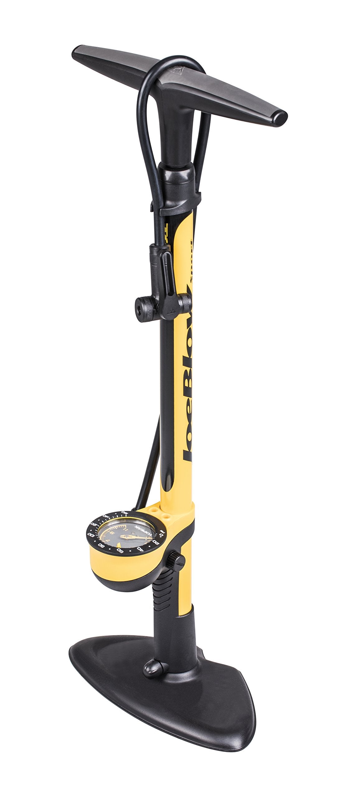 High-Pressure Bike Floor Pump – 160 PSI with Analog Gauge