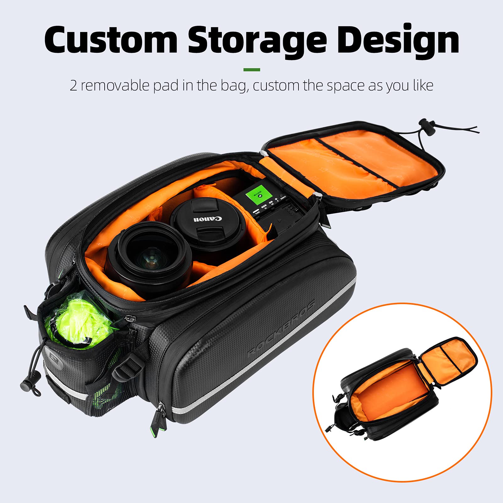 Waterproof Bike Rack Bag – Rear Seat Cargo Pannier