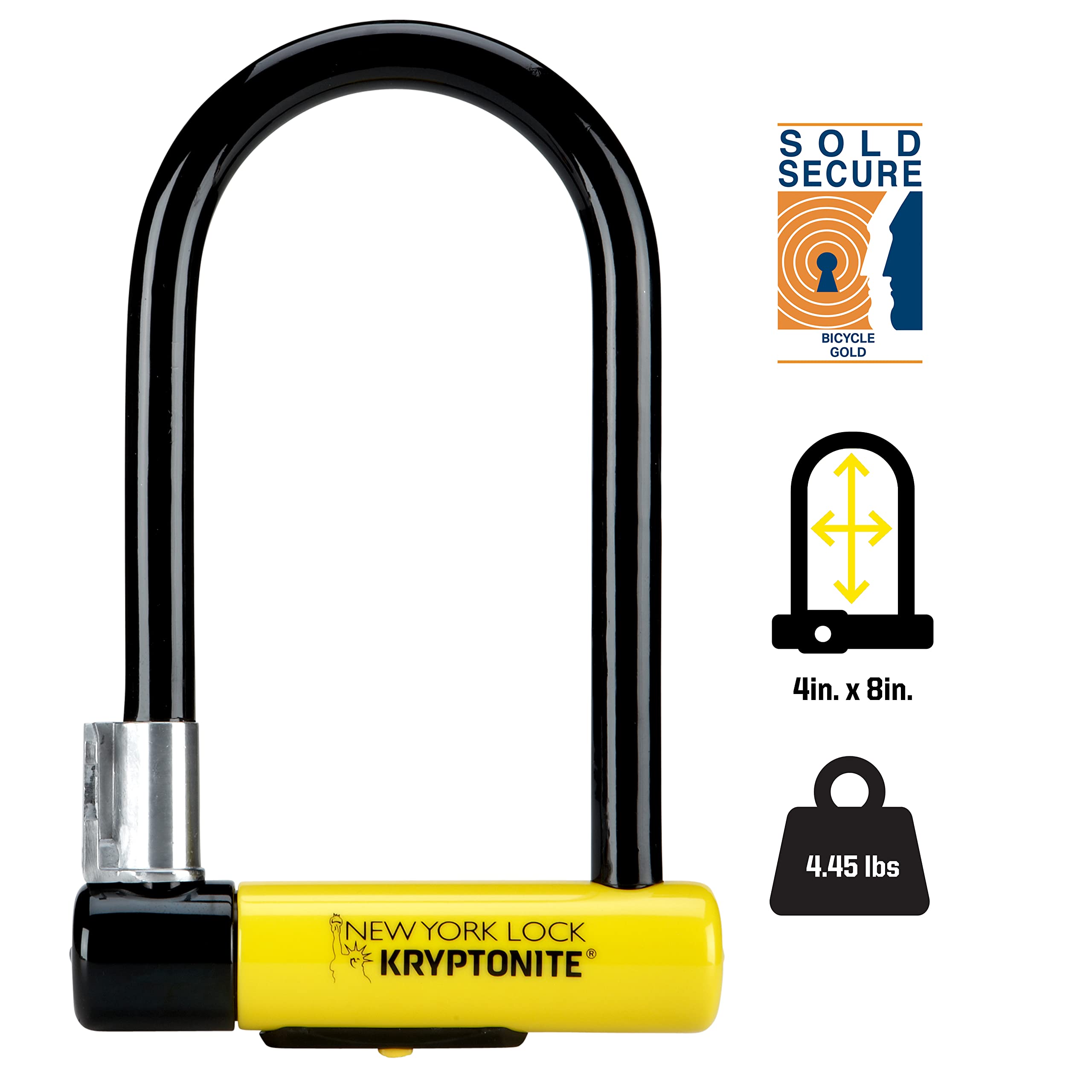 Heavy Duty Bike U-Lock – 16mm Anti-Theft Security Lock