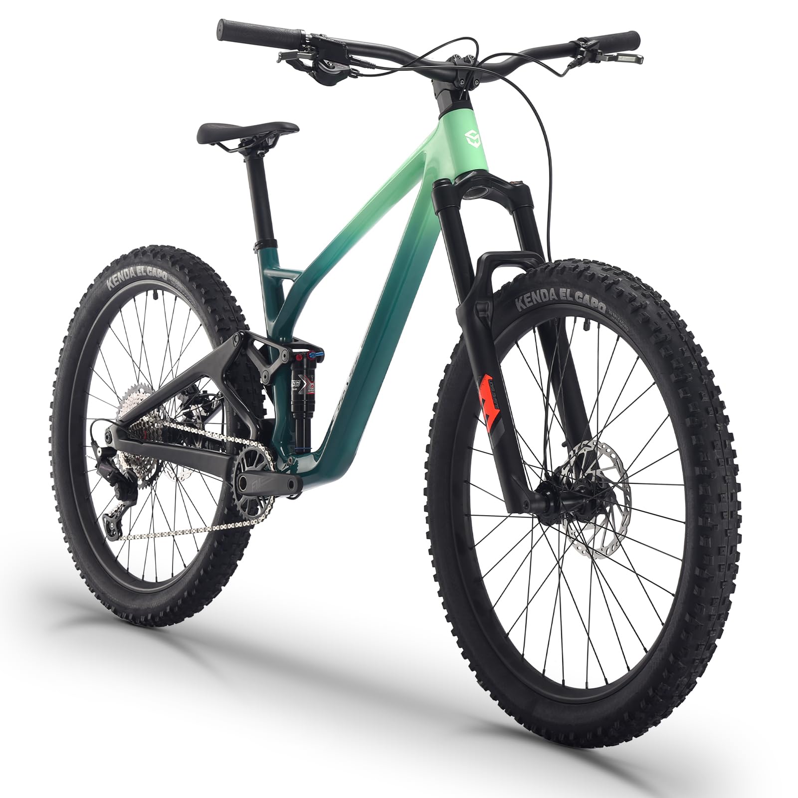 Carbon Fiber Mountain Bike – Full Suspension, 12-Speed