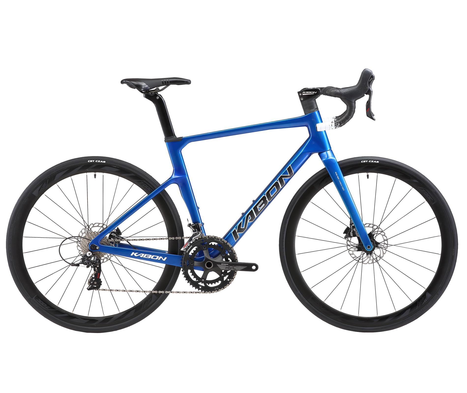 Carbon Road Bike – T800 Frame, 18-Speed, Disc Brakes
