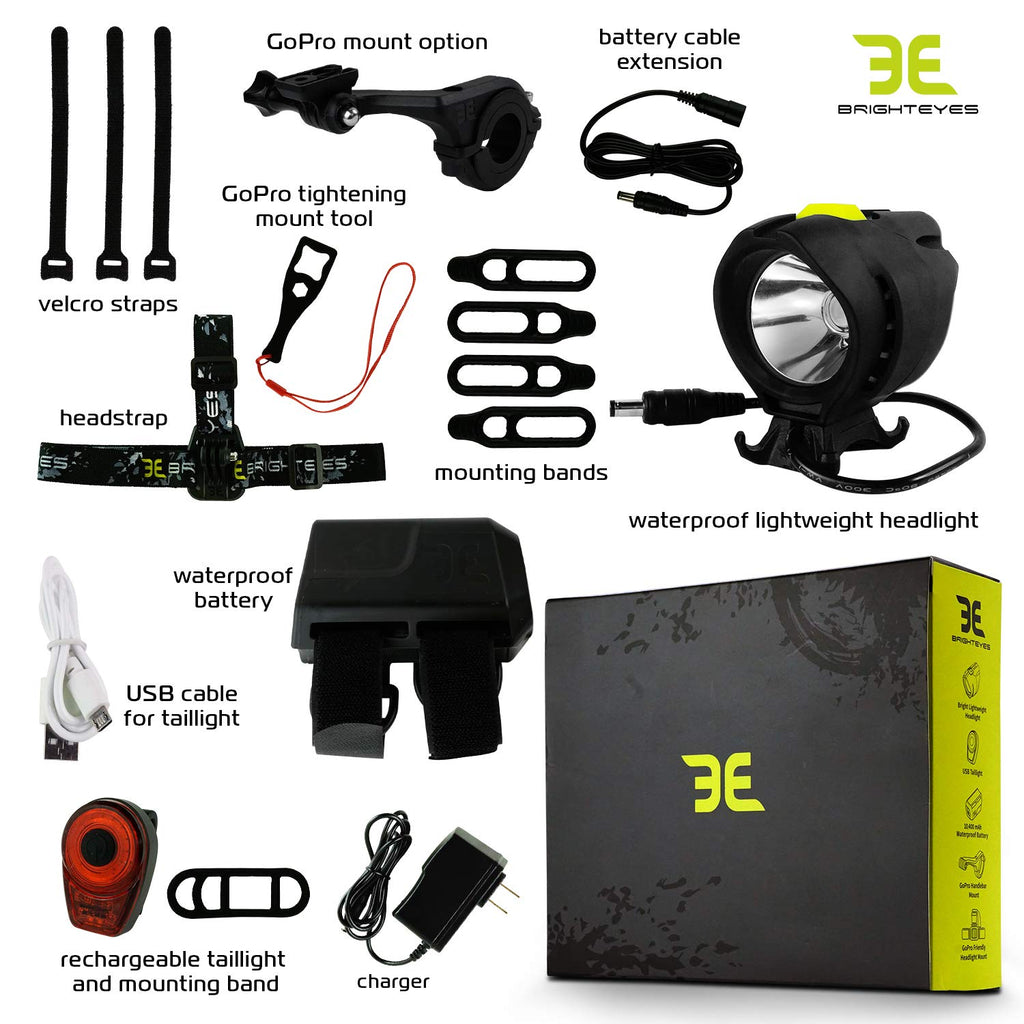 1800 Lumen Bike Light Set – USB Rechargeable