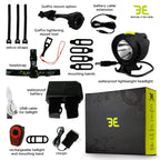 1800 Lumen Bike Light Set – USB Rechargeable