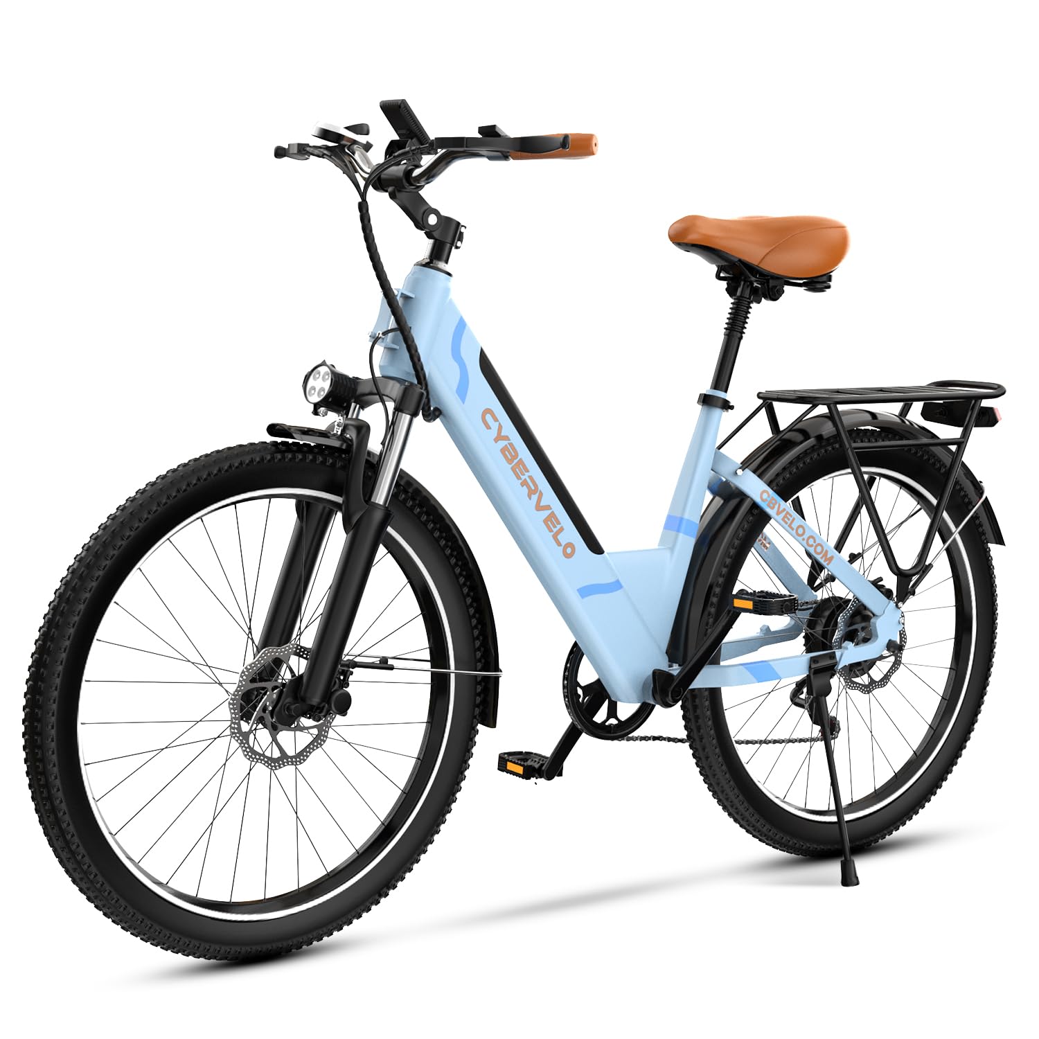 26" Electric Bike – 1000W, 48V Battery, 7-Speed