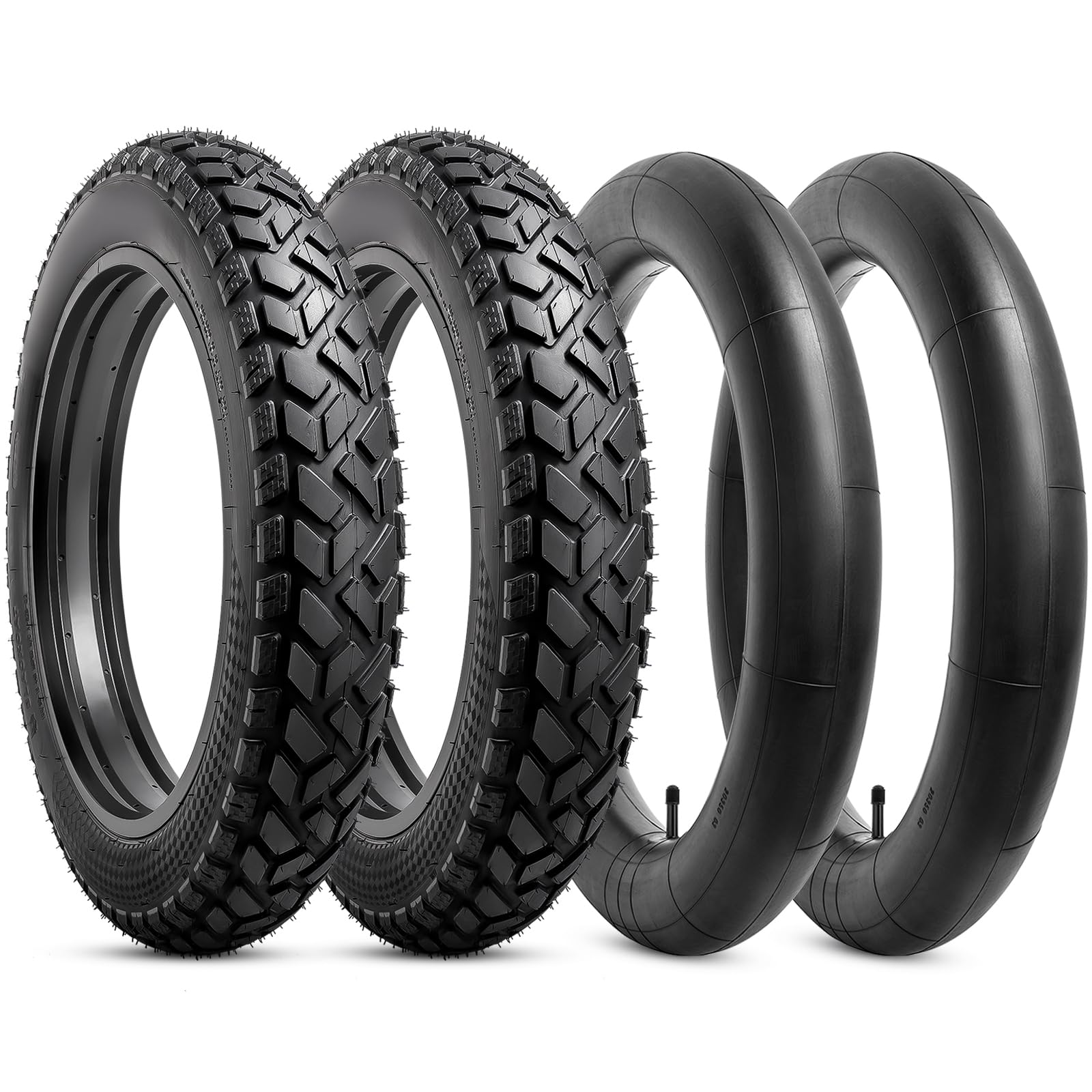 20" E-Bike Fat Tire Set – Heavy Duty All-Terrain Tires & Tubes