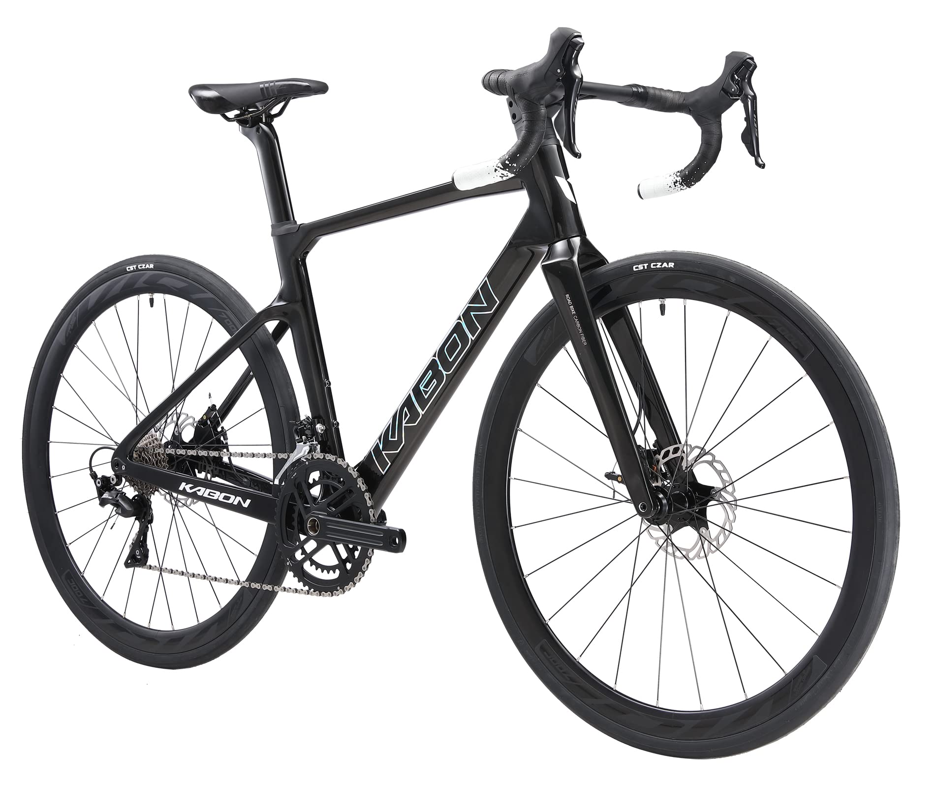 Carbon Road Bike – T800 Frame, 18-Speed, Disc Brakes
