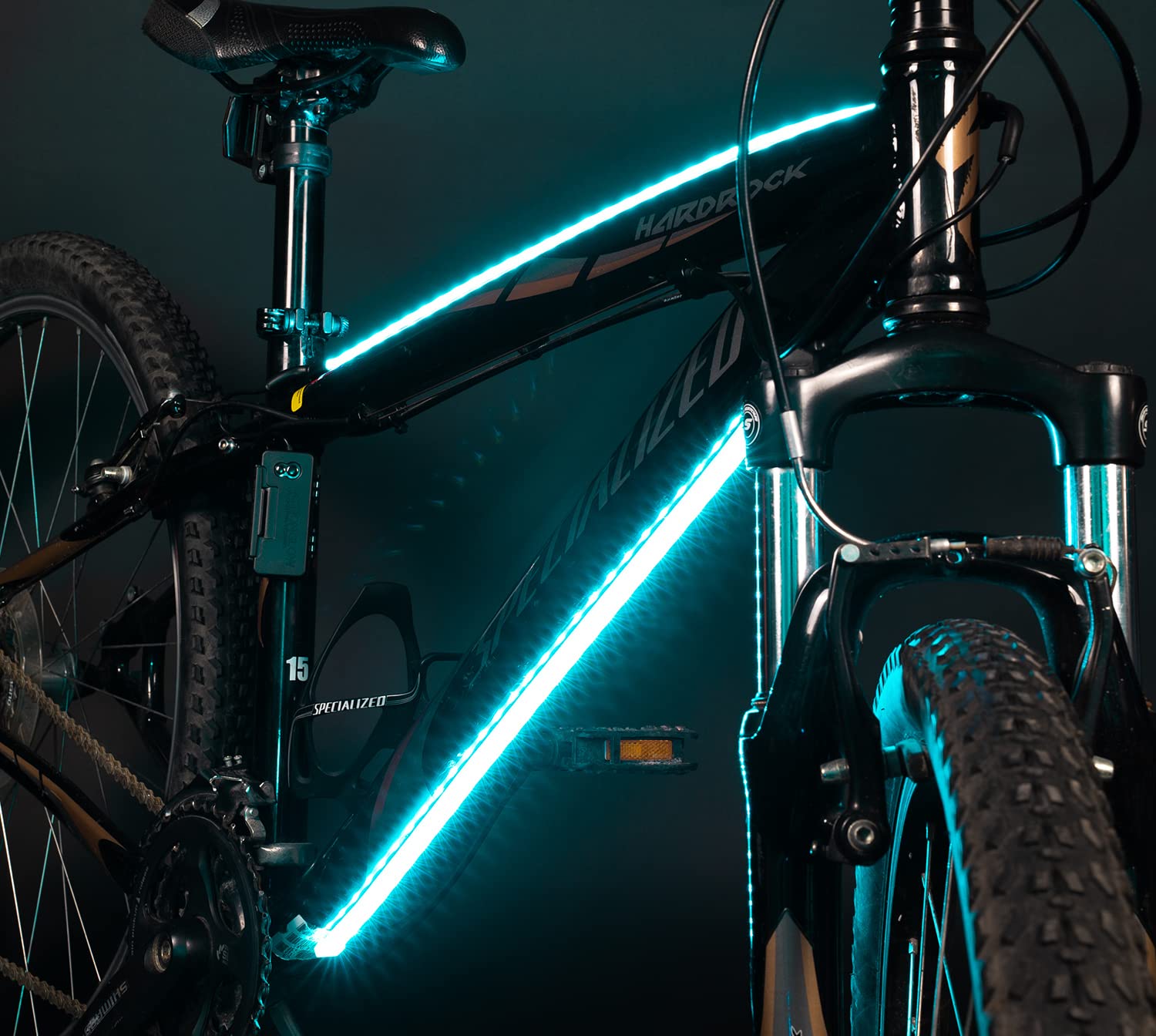 LED Bike Frame Lights – Waterproof, 7 Color Modes