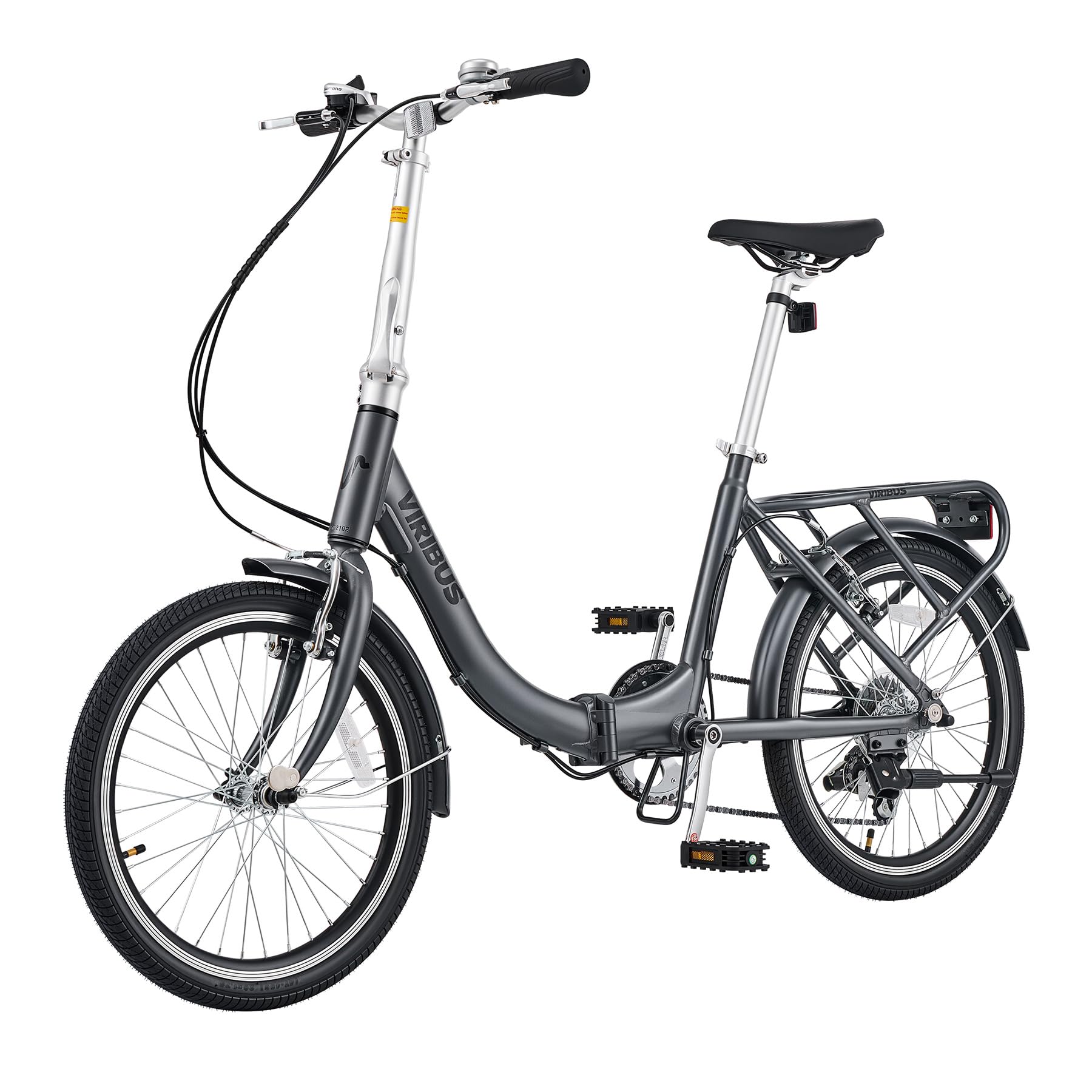 20" Folding Bike – 7-Speed, Lightweight Commuter