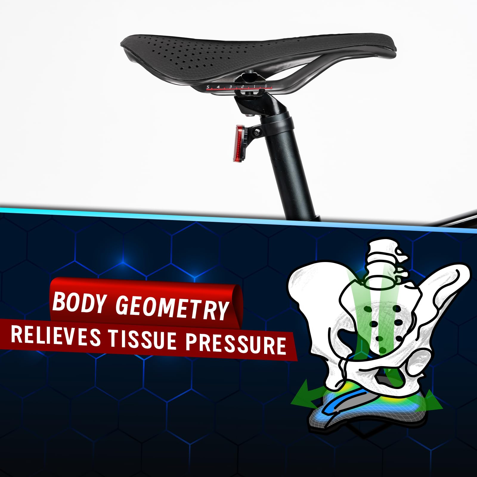 3D Printed Bike Saddle – Comfortable MTB & Road Seat