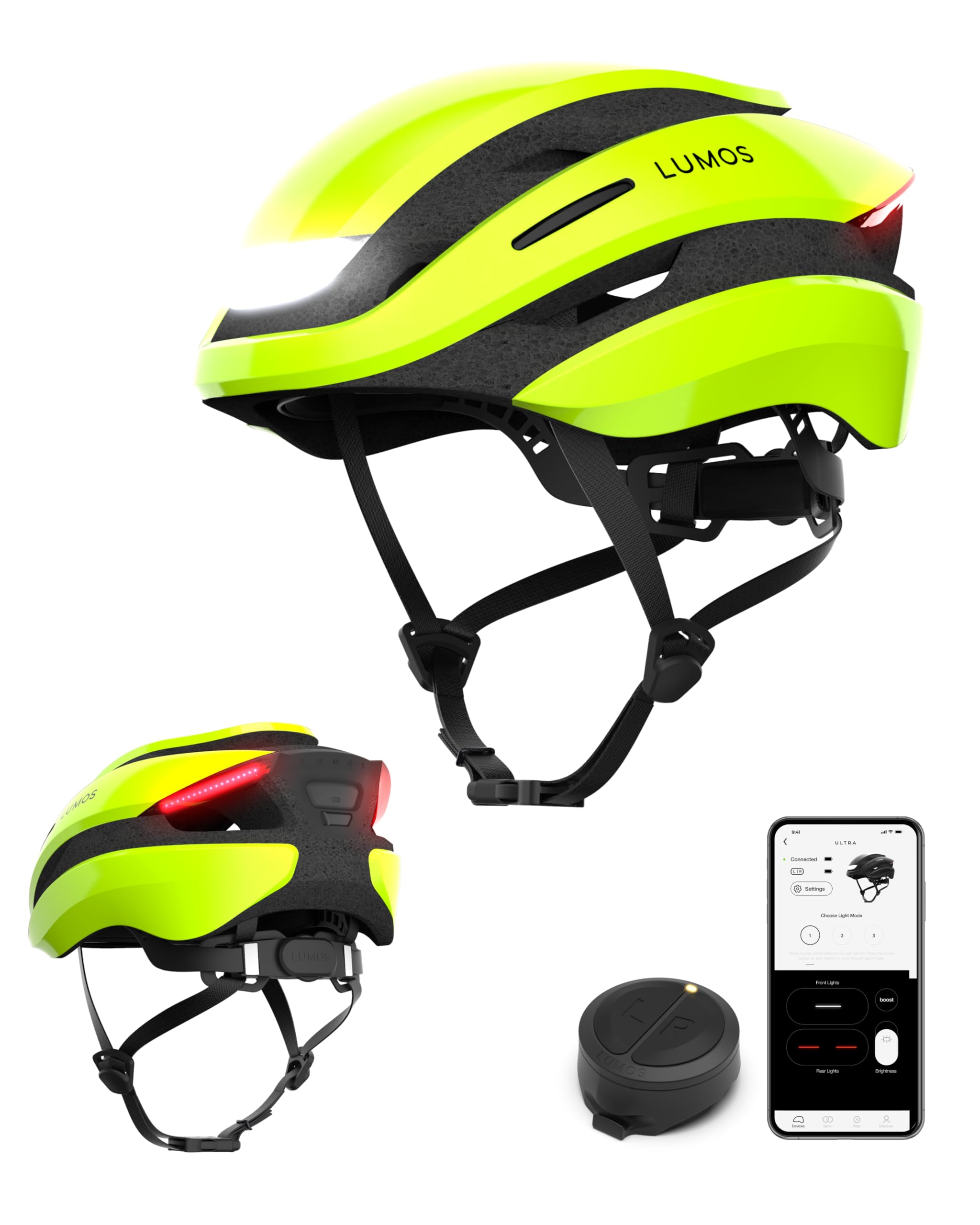 Smart Bike Helmet – LED Lights, Turn Signals