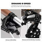 20" Folding Bike – Shimano 8-Speed, Disc Brakes