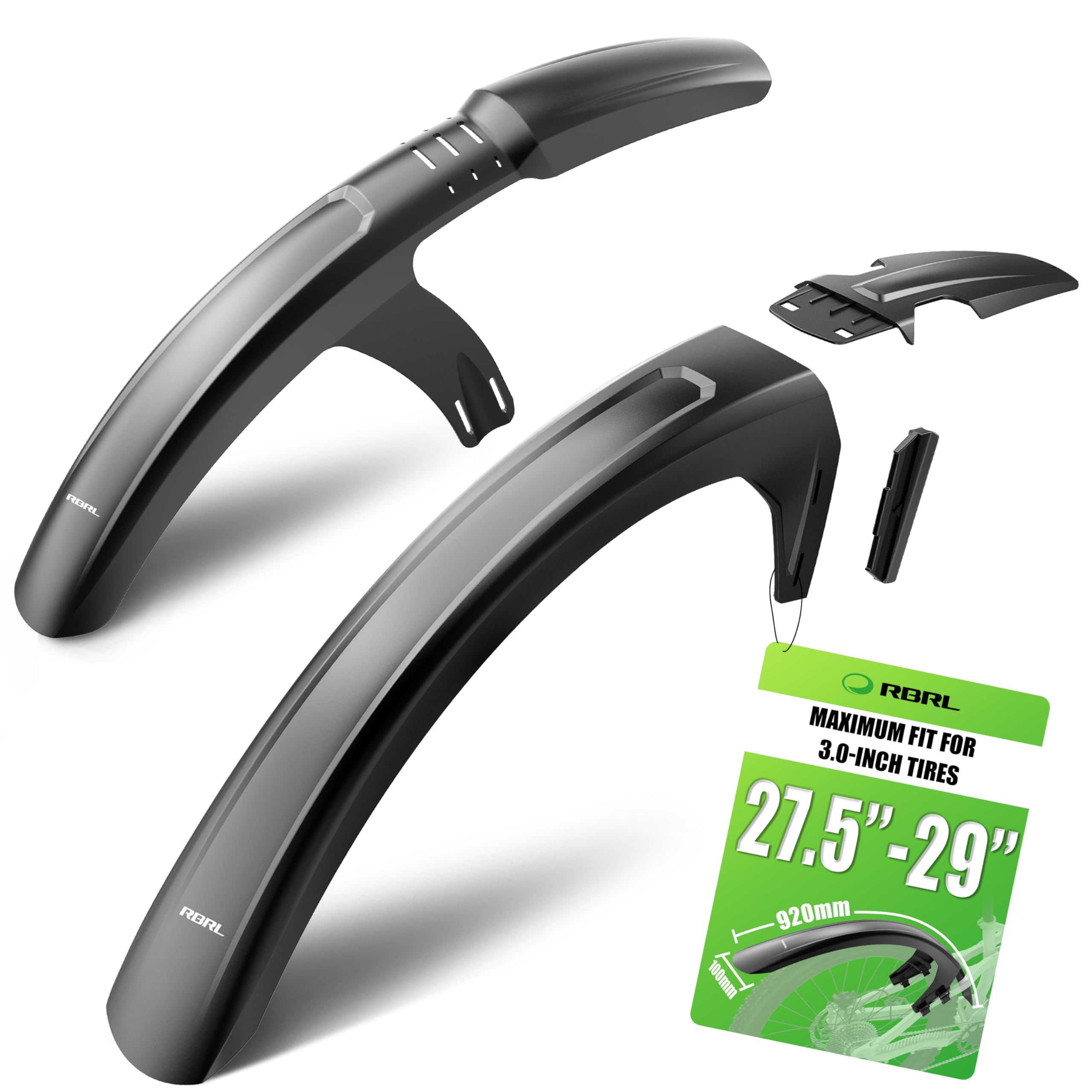 MTB & E-Bike Fender Set – Full Coverage Mud Guards