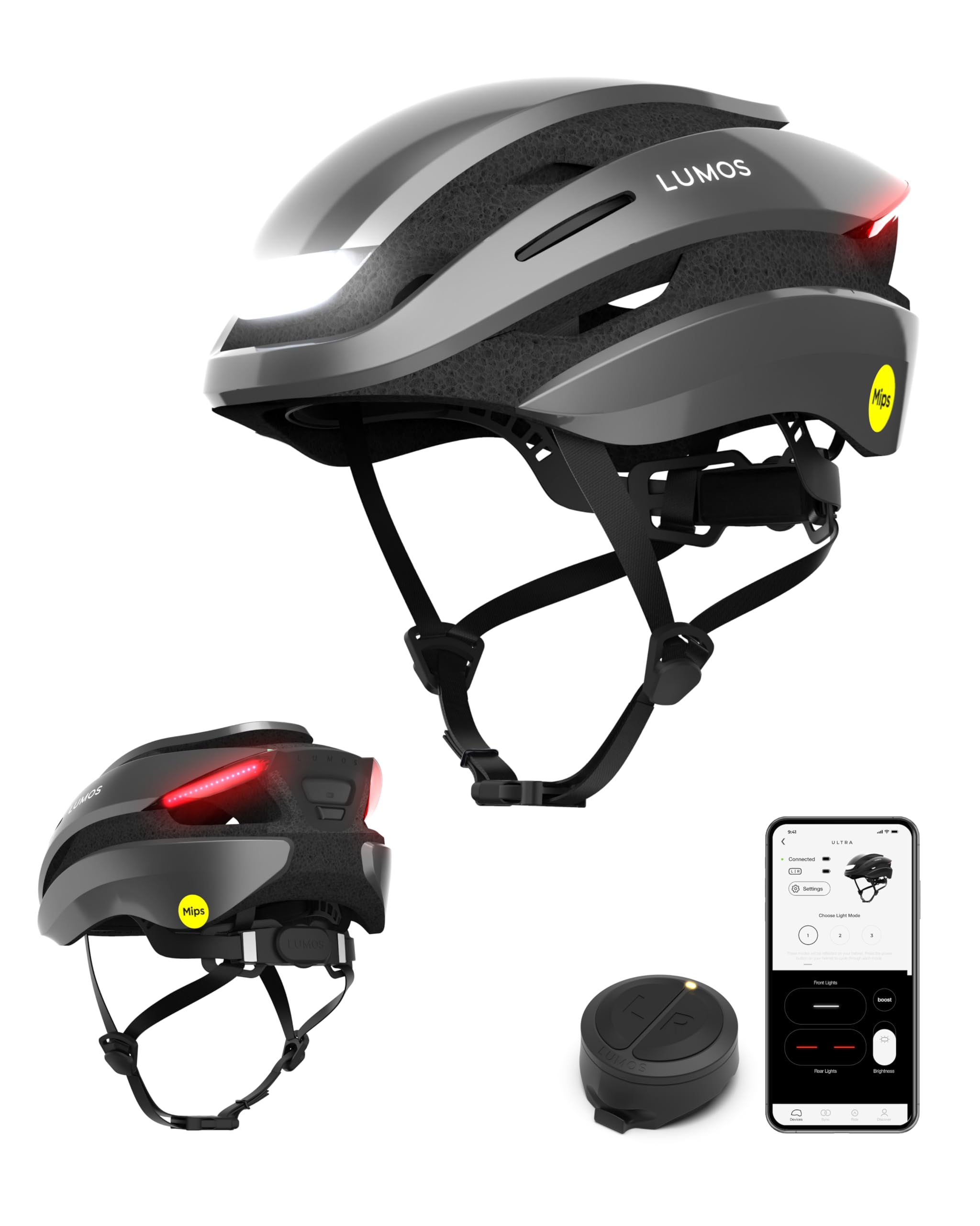 Smart Bike Helmet – LED Lights, Turn Signals