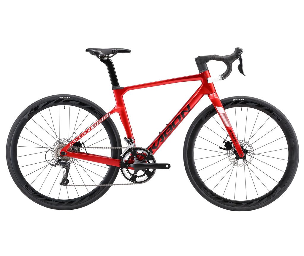 Carbon Road Bike – T800 Frame, 18-Speed, Disc Brakes