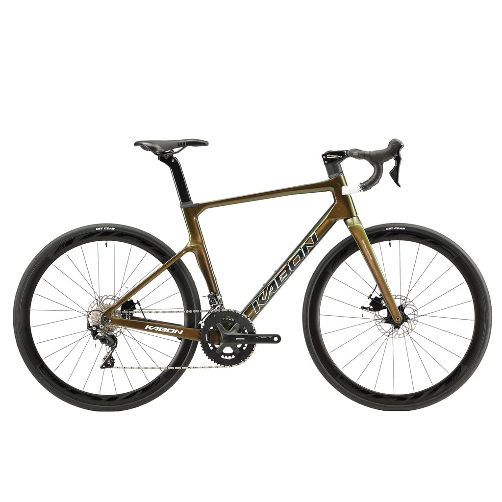 Carbon Road Bike – T800 Frame, 18-Speed, Disc Brakes