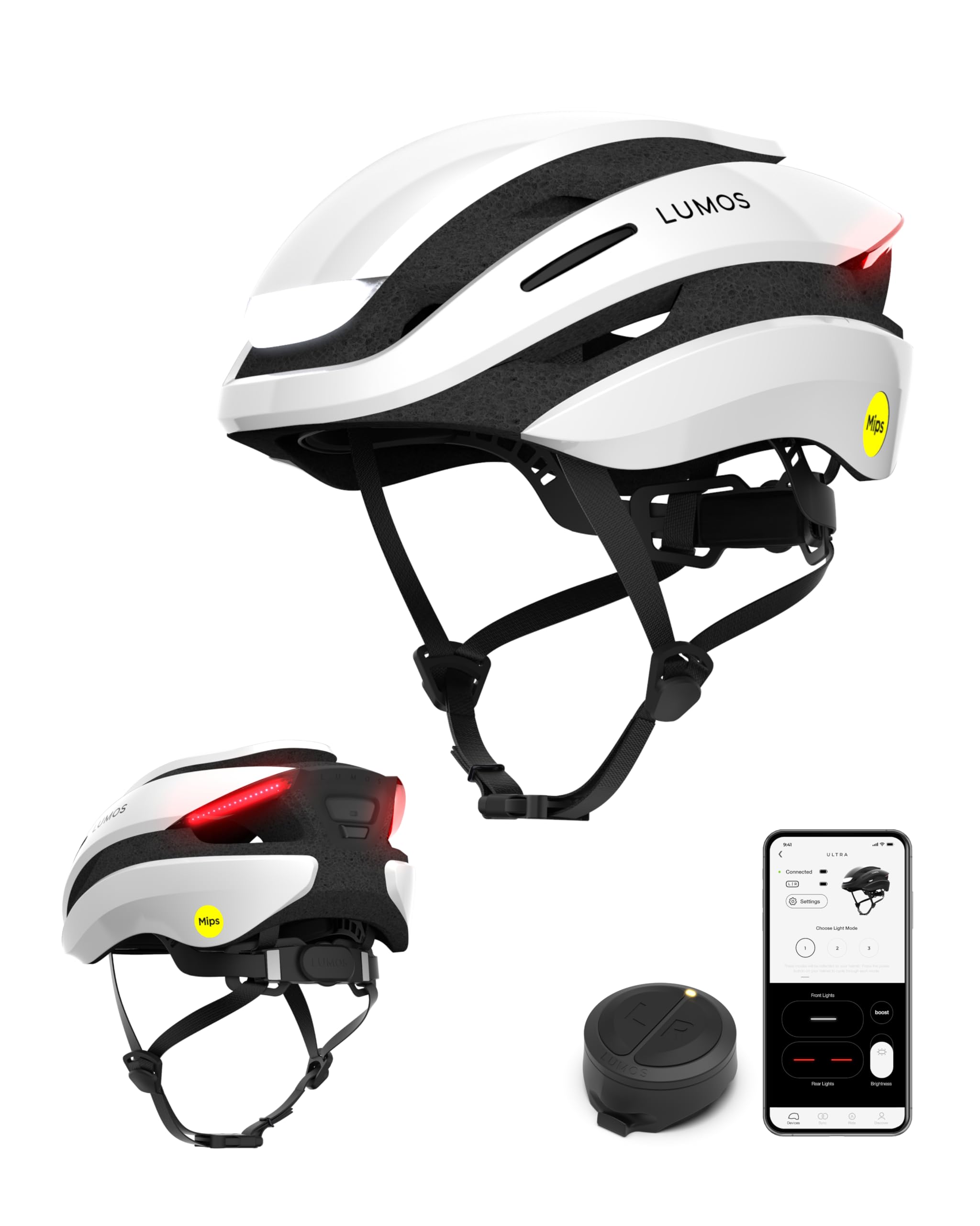Smart Bike Helmet – LED Lights, Turn Signals