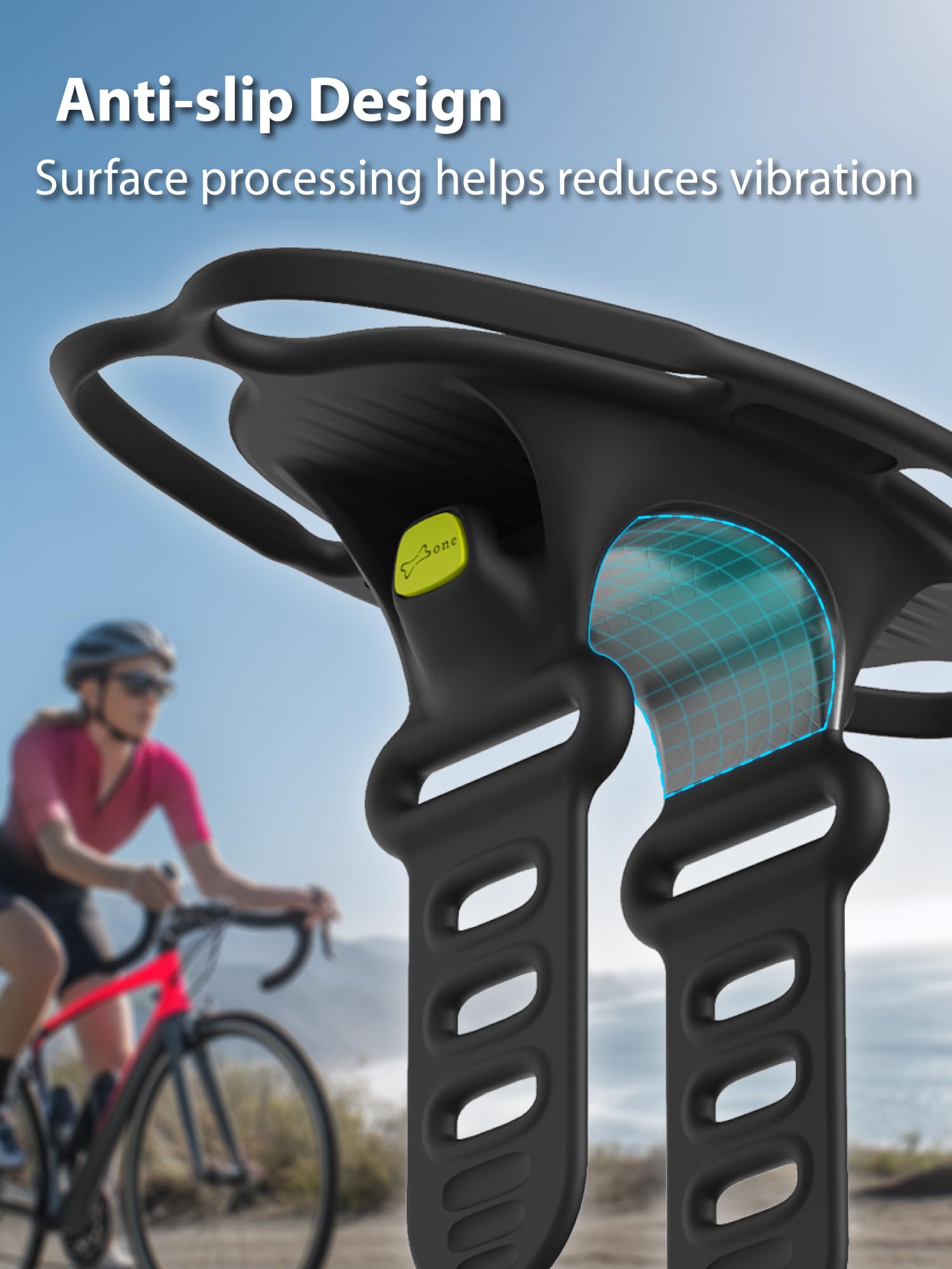Bike Phone Mount – Shock-Absorbing Silicone Holder