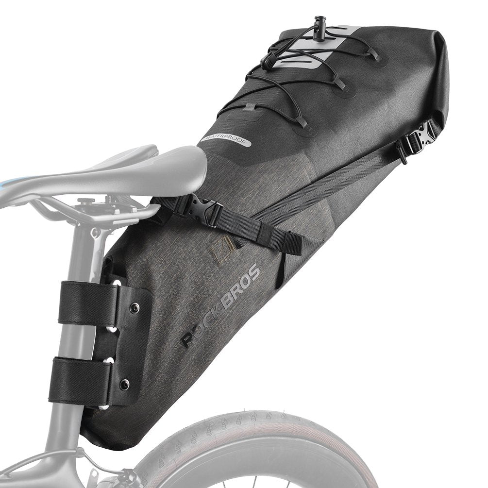 Waterproof Bike Saddle Bag – Large Capacity Bikepacking Bag