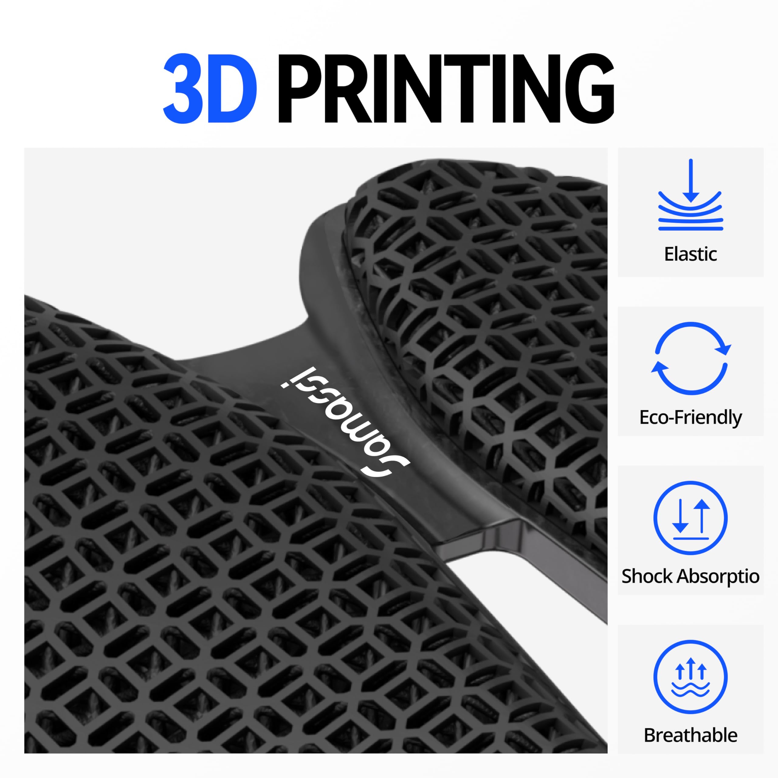3D Printed Carbon Saddle – Ultralight Breathable Bike Seat