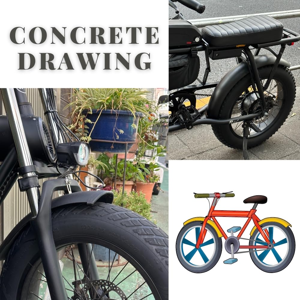 Fat Bike Fender Set – Full Coverage Mud Guards 26x4.0