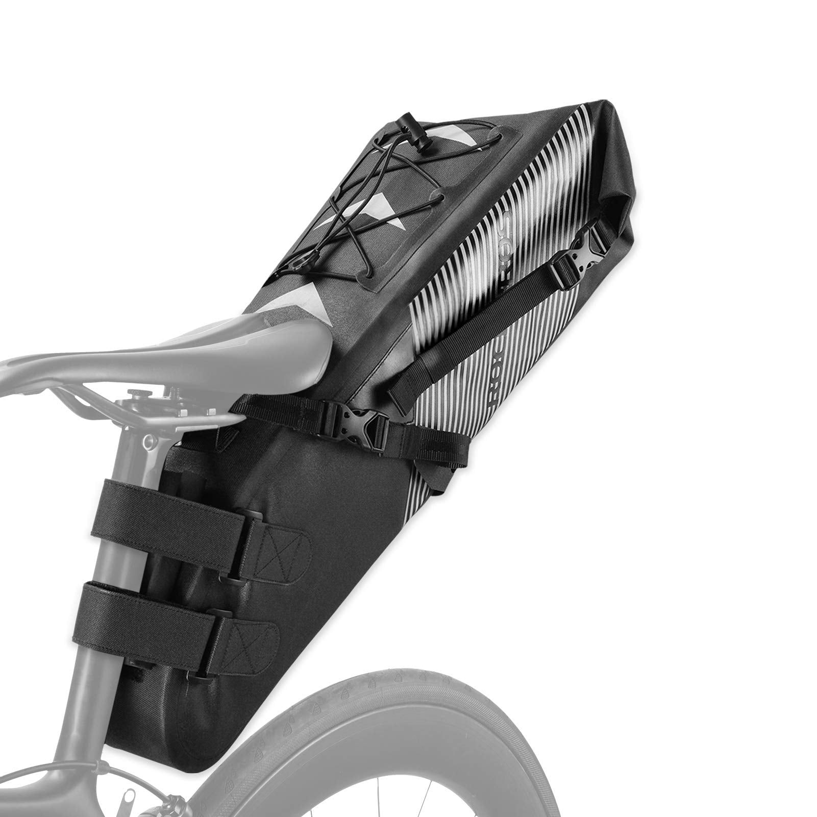 Waterproof Bike Saddle Bag – Large Capacity Bikepacking Bag