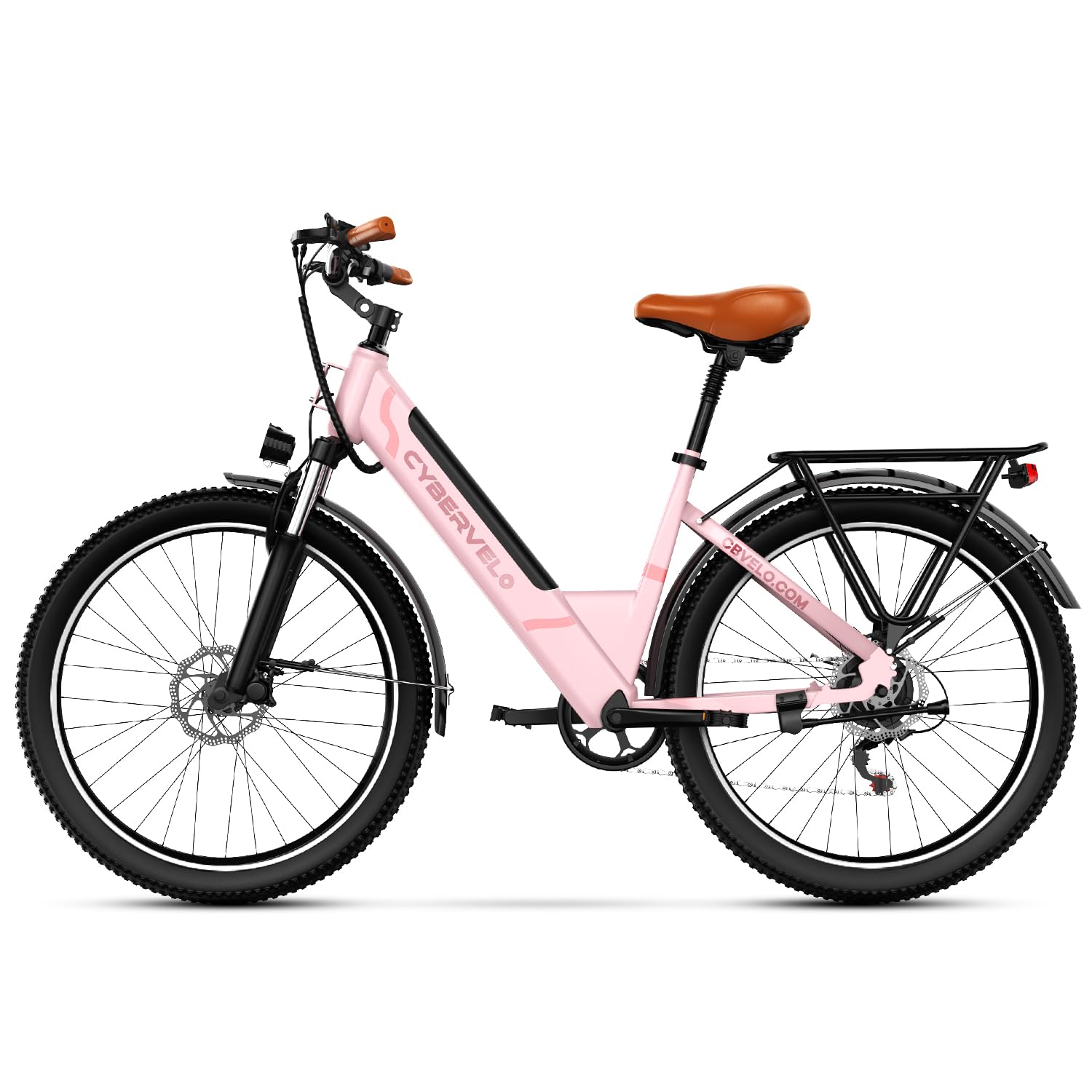 26" Electric Mountain Bike – 1000W, 80-Mile Range, Removable Battery