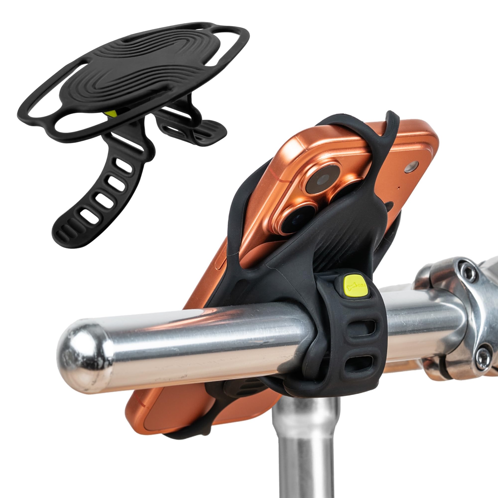 Bike Phone Mount – Shock-Absorbing Silicone Holder