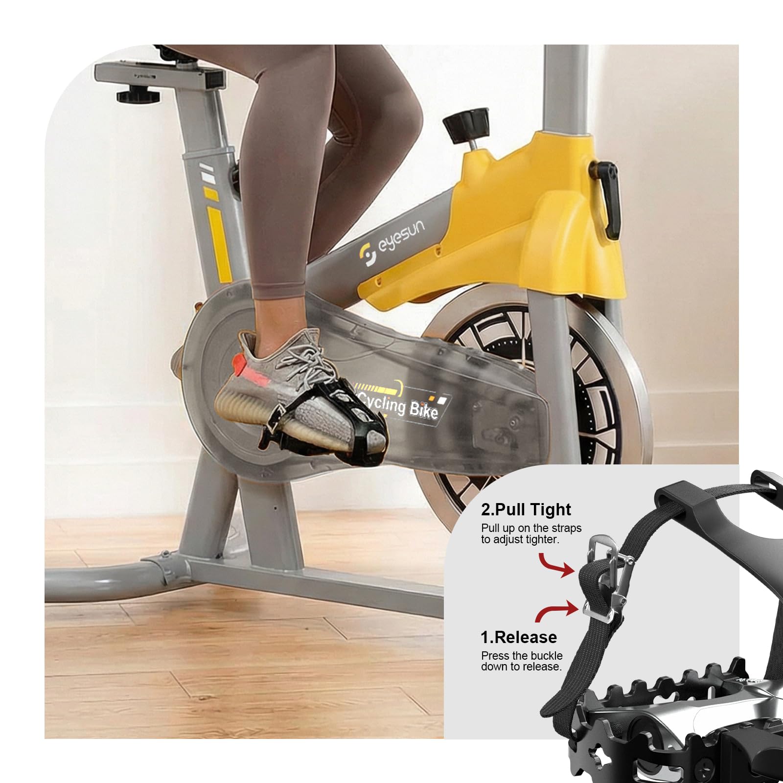 Bike Pedals – Toe Cages & Straps for Road & MTB