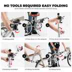 20" Folding Bike – Shimano 8-Speed, Disc Brakes