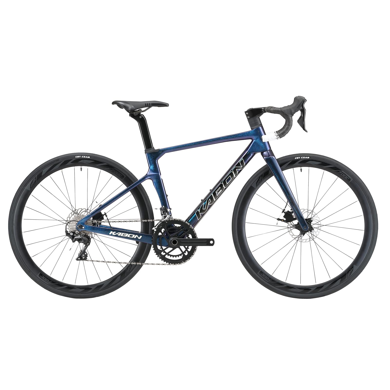 Carbon Road Bike – T800 Frame, 18-Speed, Disc Brakes