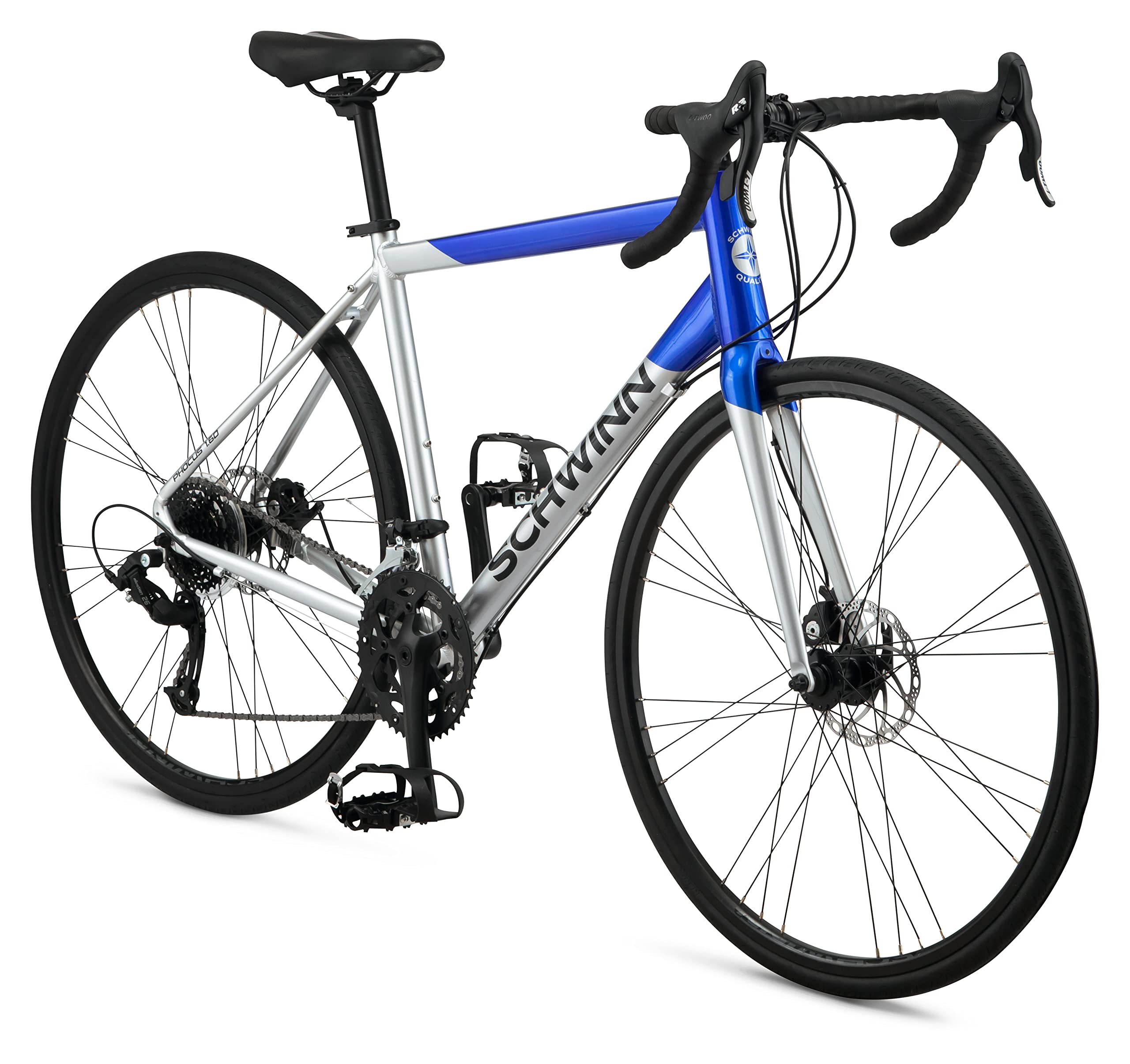 700C Road Bike – 16-Speed, Aluminum Frame, Disc Brakes