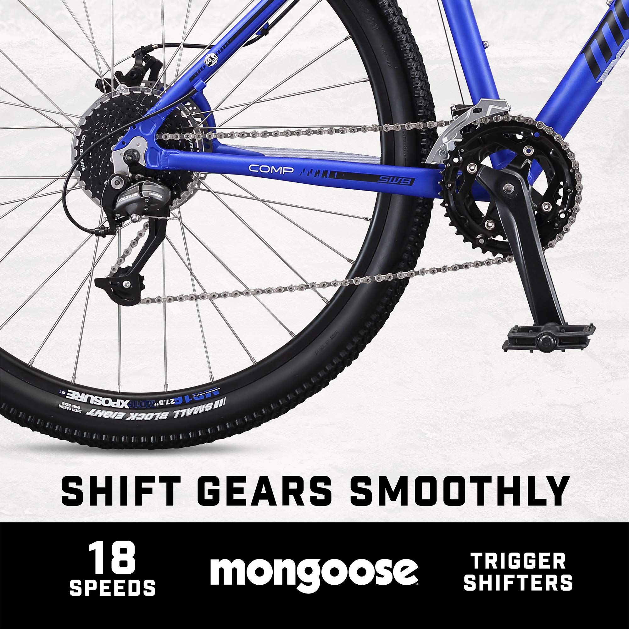 Hardtail Mountain Bike – 16/18/21-Speed, 27.5" Wheels