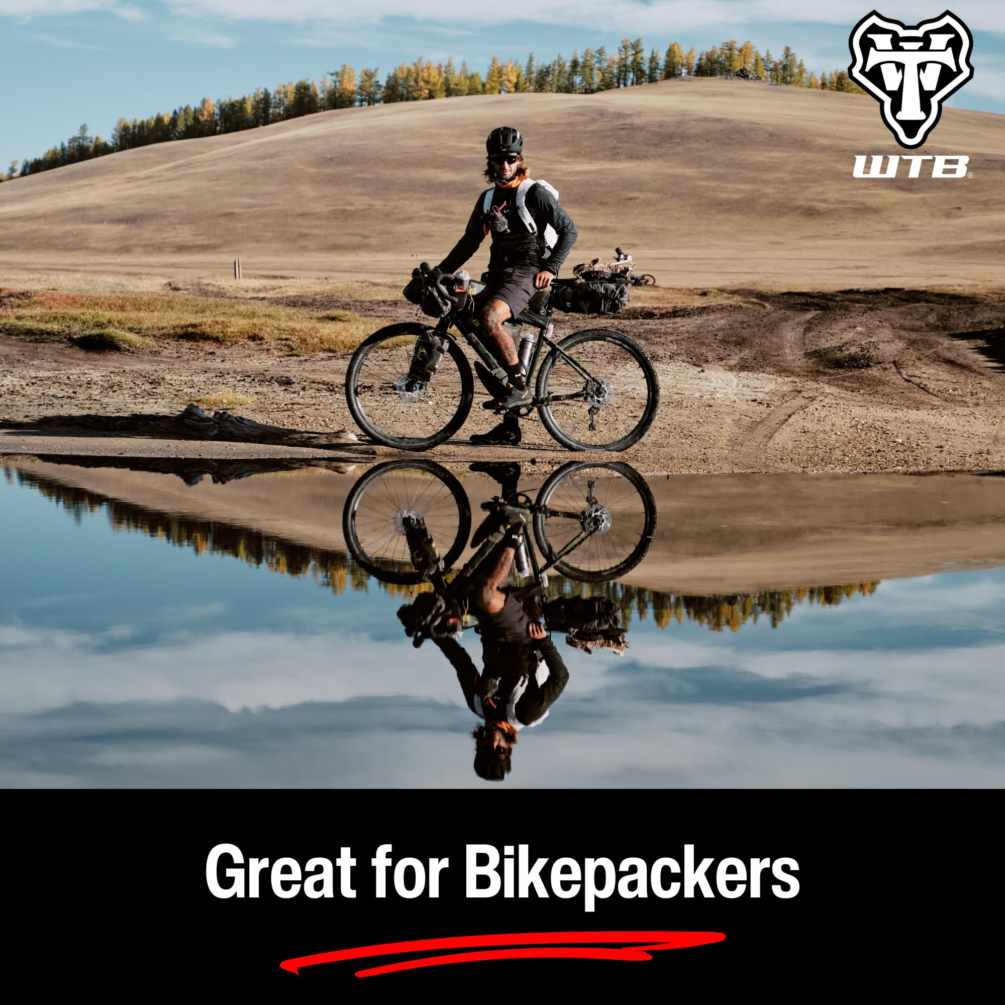 WTB Pure Mountain Bike Seat (Saddle) - Thick All-Day Comfort Padding (2 Rail Options)