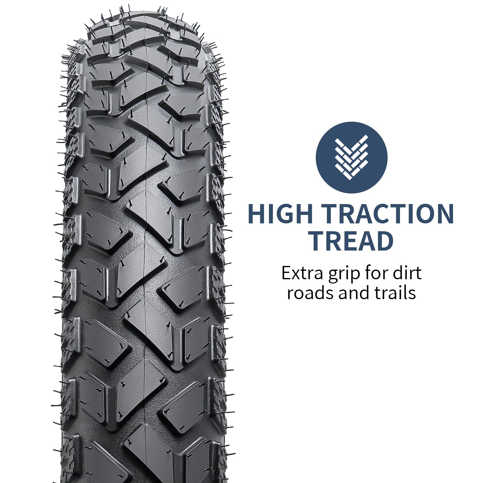 20" E-Bike Fat Tire Set – Heavy Duty All-Terrain Tires & Tubes